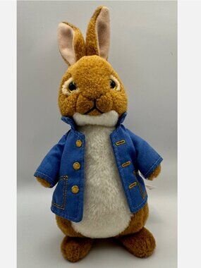 Ty Peter Rabbit Movie Plush 2018 Official Movie Merch Blue Jacket Stuffed Animal
